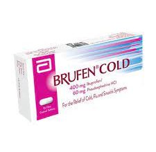 Photo of brufen cold أقراص لعلاج الحمى والاحتقان وألم الحلق والجيوب الأنفية